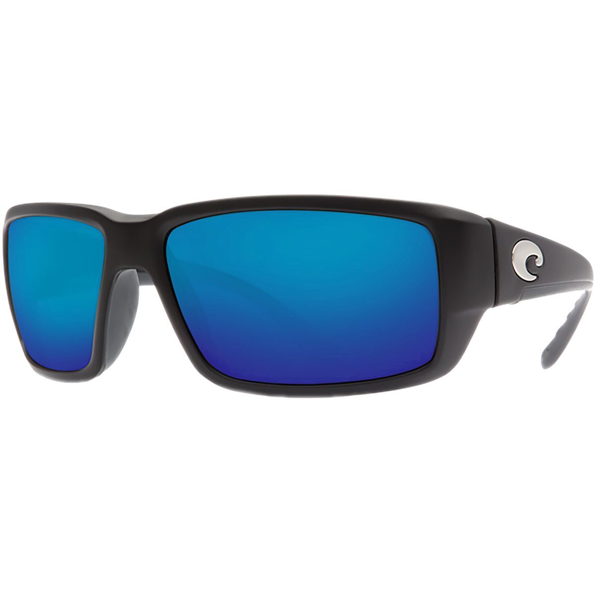 Costa Costa Fantail 580G Polarized Sunglasses Blackout Frame/Blue Mirror 580G, One Size - Men's