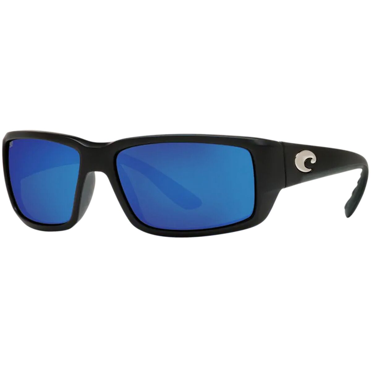 Costa Costa Fantail Pro 580G Polarized Sunglasses Matte Black/580G Glass/Gray/Blue Mirror, One Size - Men's