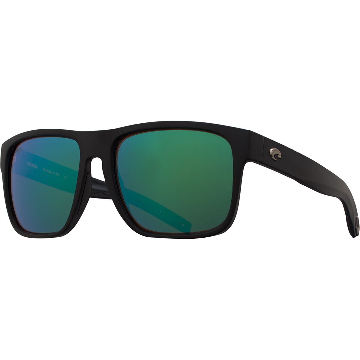 Costa Costa Spearo XL 580G Polarized Sunglasses Matte Black/580G Glass/Copper, One Size - Men's