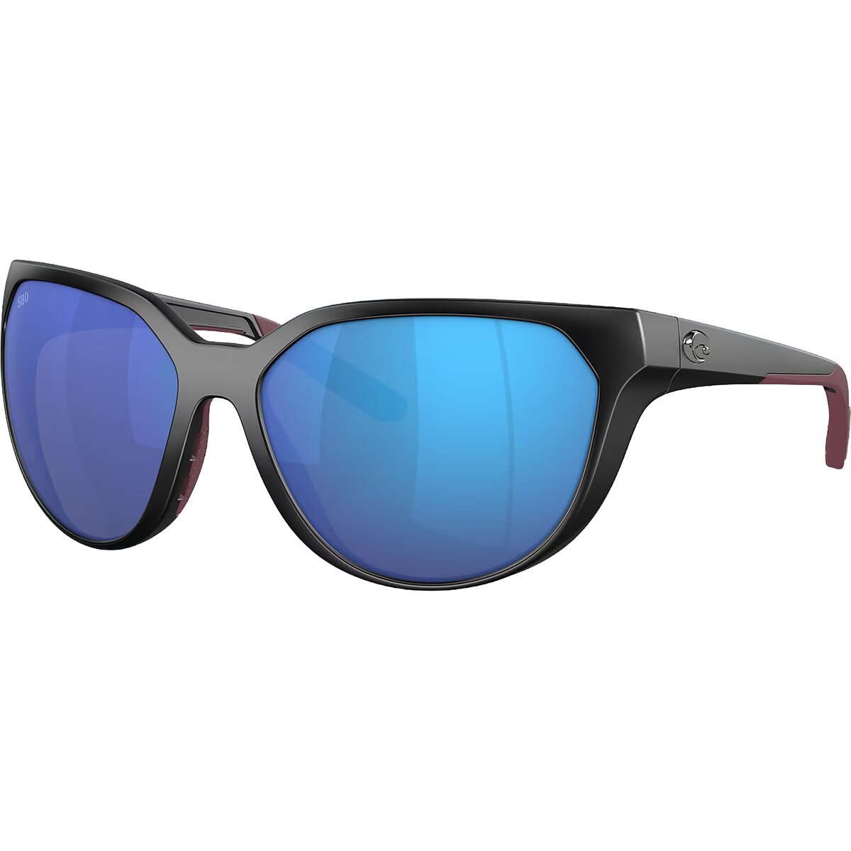 Costa Mayfly 580P Sunglasses Mt Black Blue Mirror, One Size - Men's