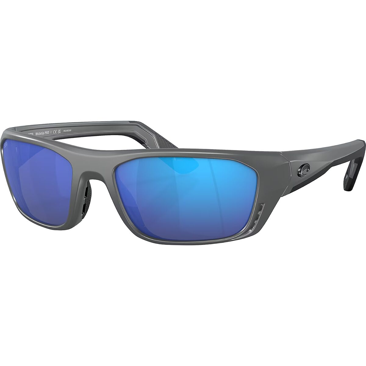 Costa Costa Whitetip Pro 580G Polarized Sunglasses Matte Black/Blue Mirror 580G, One Size - Men's