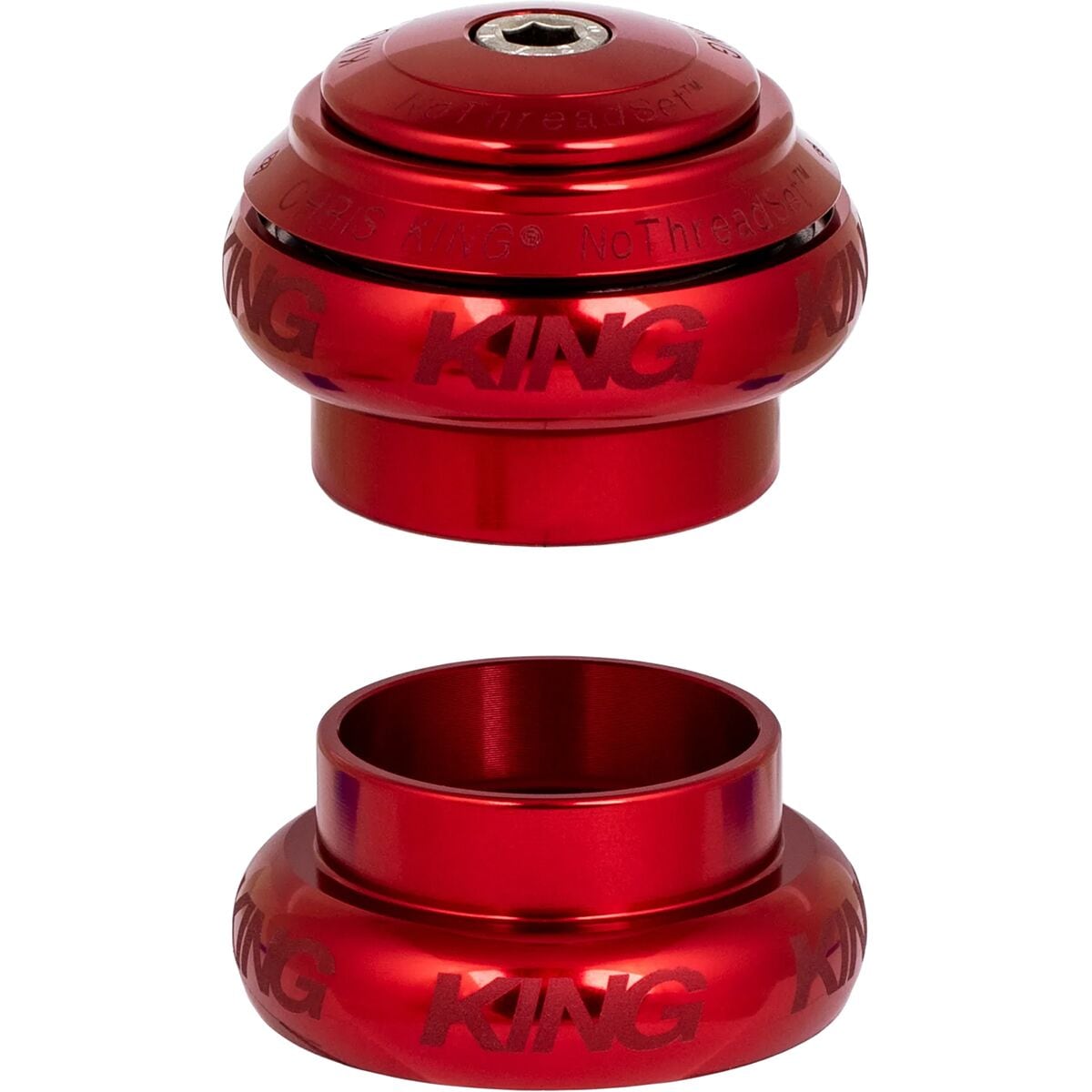 Chris King NoThreadset Headset - 1in Sotto Voce Red, 1in