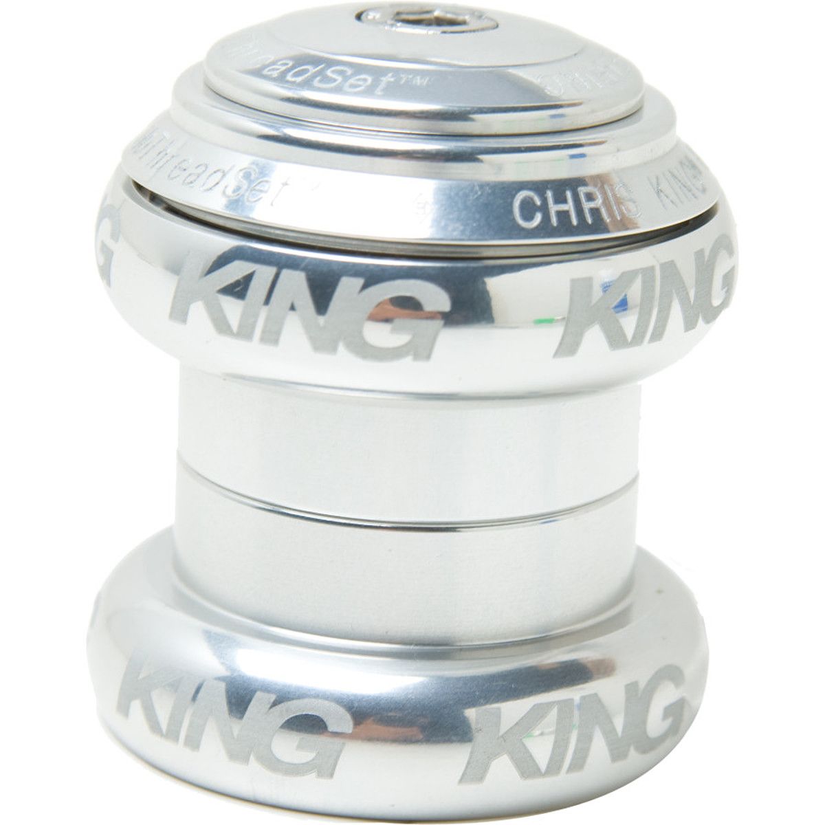 Chris King NoThreadset Headset - 1in Sotto Voce Silver, 1in