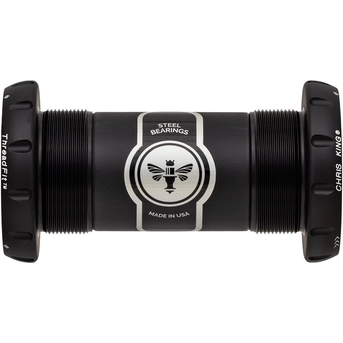 Chris King ThreadFit 30mm Bottom Bracket Black, Steel