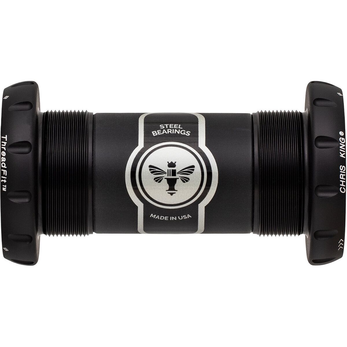 Chris King ThreadFit 30mm Bottom Bracket Matte Jet, Steel