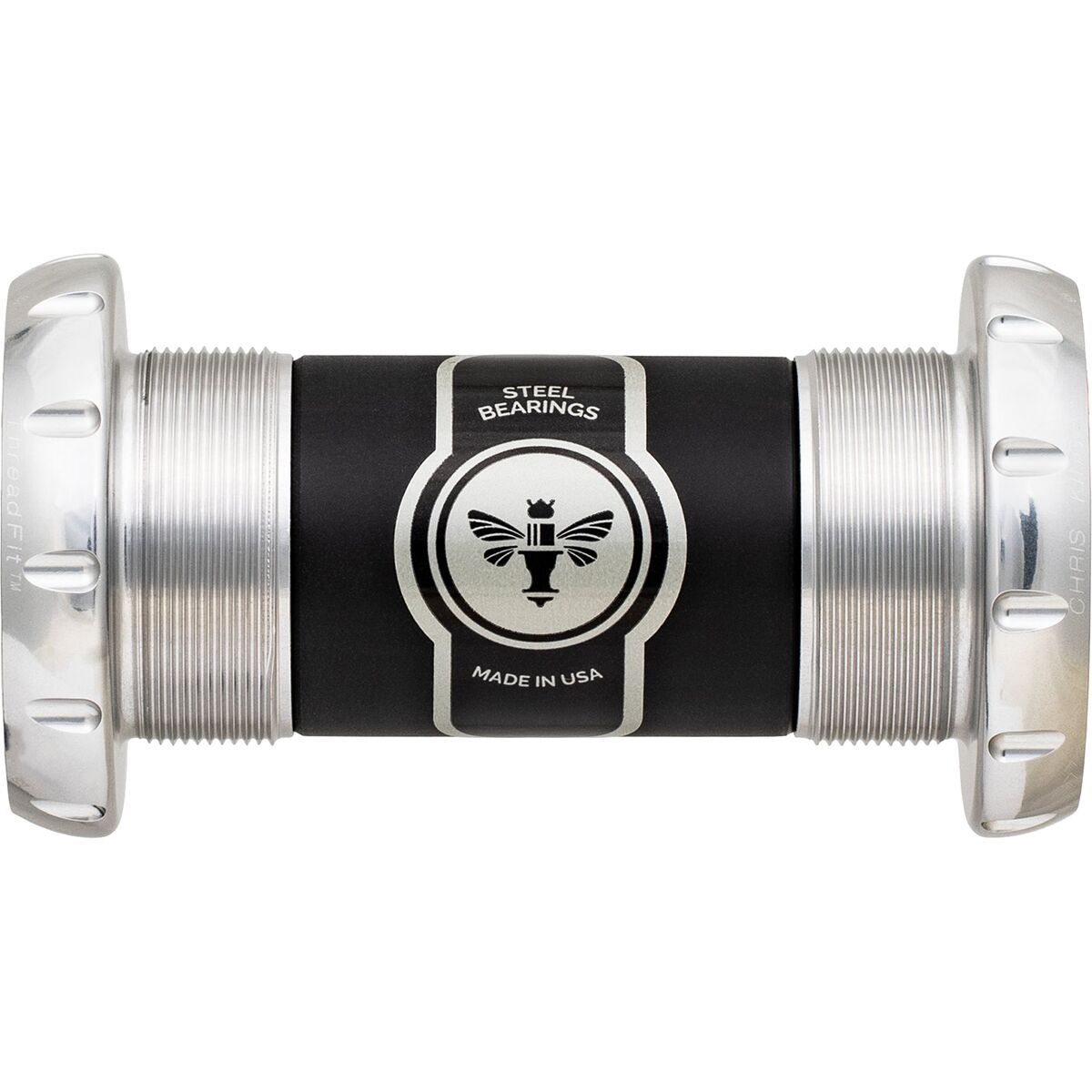 Chris King ThreadFit 30mm Bottom Bracket Silver, Steel