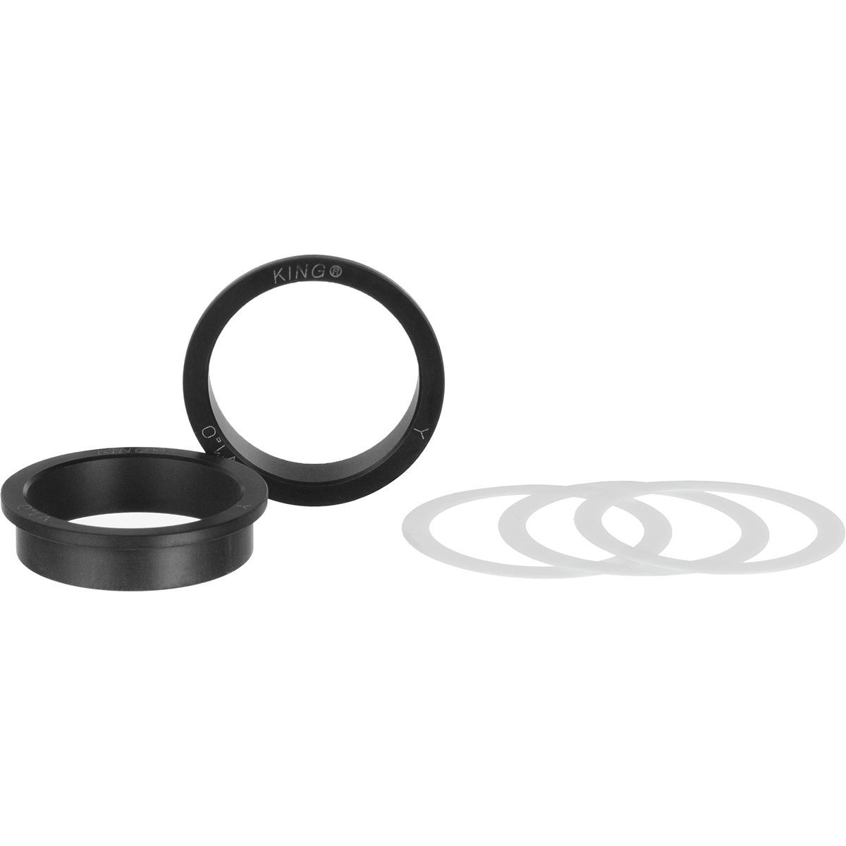 Chris King BB Conversion Kit #27 Black, threadfit t47-30x - 68mm wide road