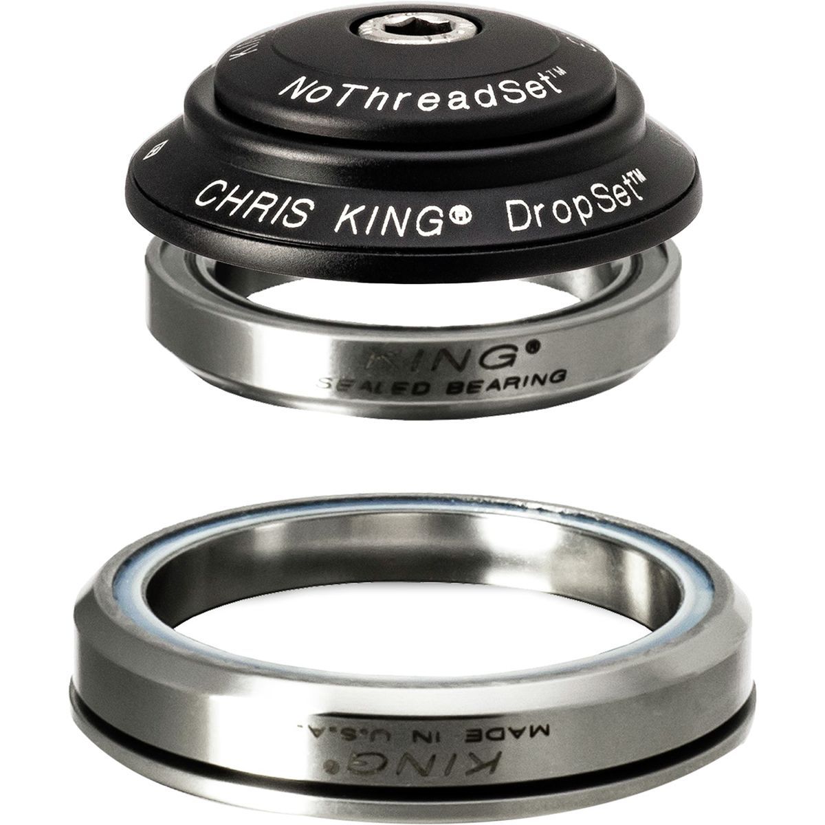 Chris King Chris King DropSet 2 Headset Matte Turquoise, 42mm Upper/52mm Lower
