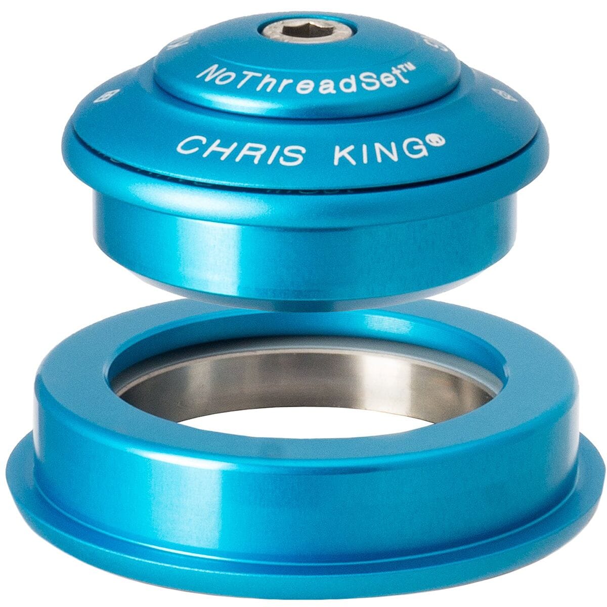 Chris King InSet 2 Headset Matte Turquoise, Tapered Inset