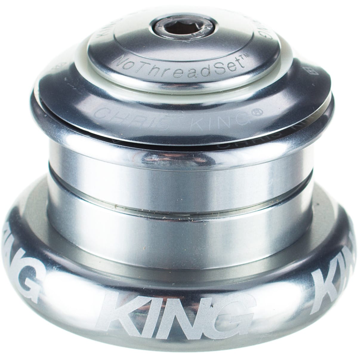 Chris King Inset 7 Headset Silver, Tapered Inset