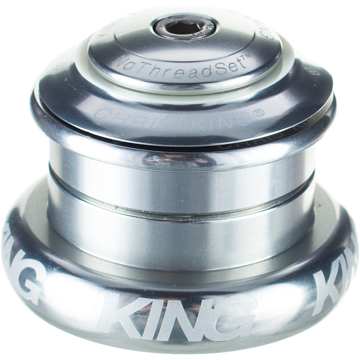 Chris King Chris King Inset 7 Headset Silver, Tapered Inset