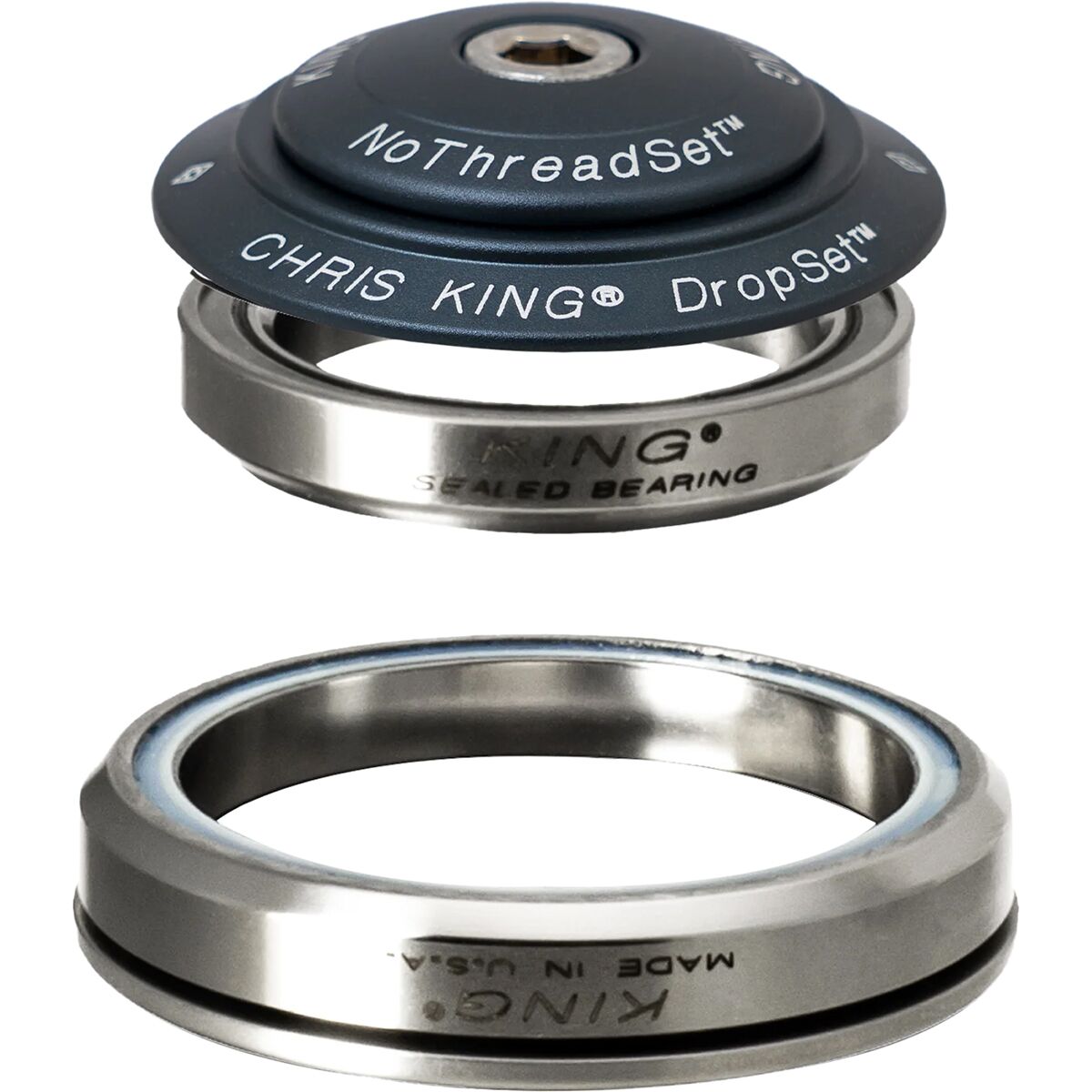Chris King DropSet 5 Headset Midnight, 42mm Upper/52mm Lower
