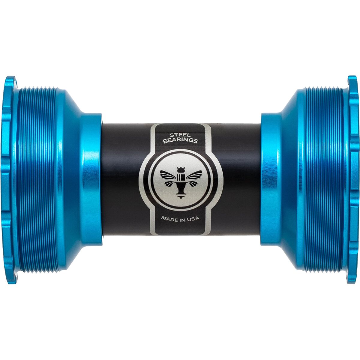 Chris King Chris King ThreadFit T47-24i Bottom Bracket - Ceramic Matte Turquoise, 24mm