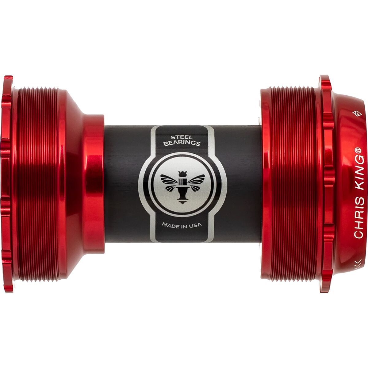 Chris King ThreadFit T47A-24 Bottom Bracket Red, 24mm