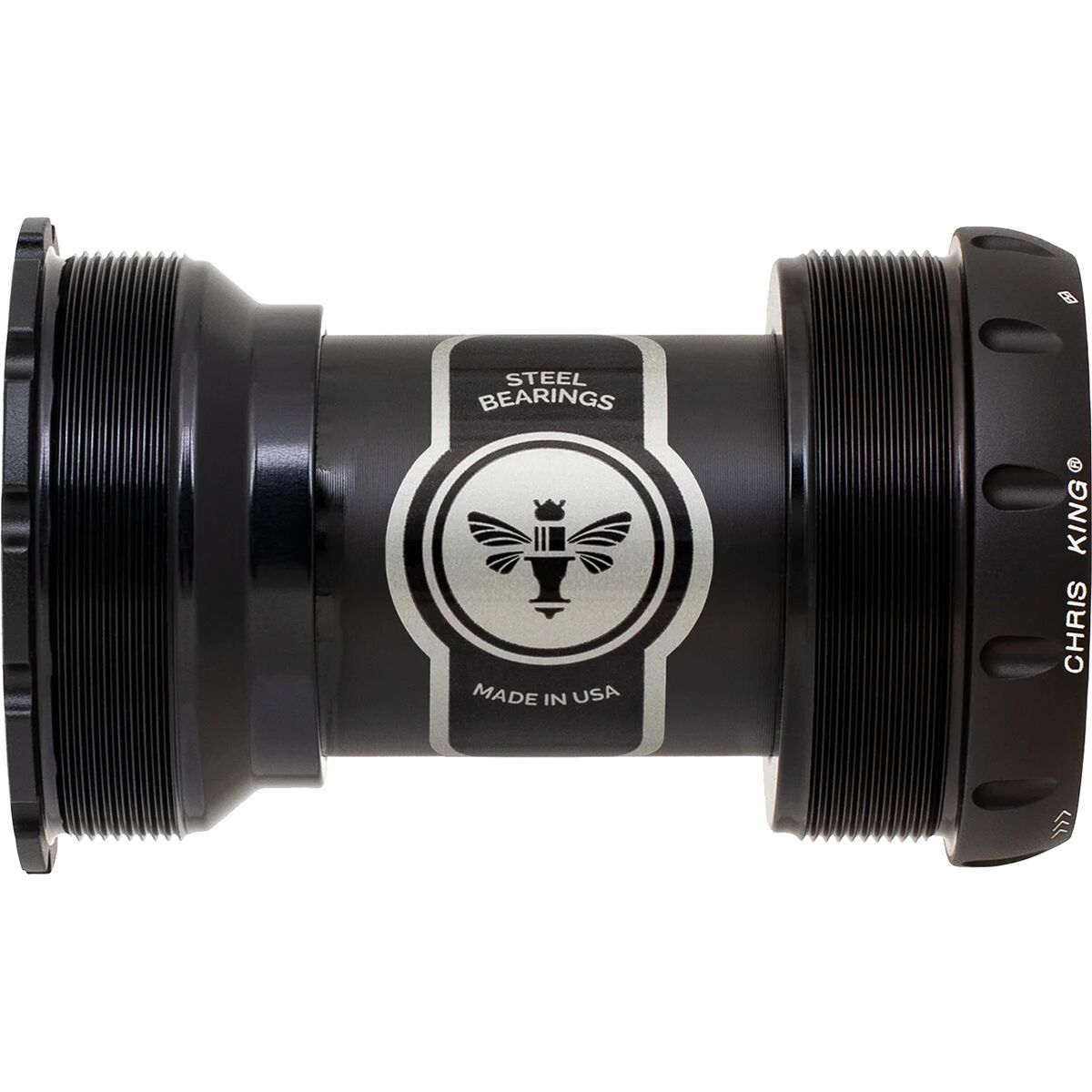 Chris King Chris King ThreadFit T47A-30 Bottom Bracket - Ceramic Matte Black, 30mm
