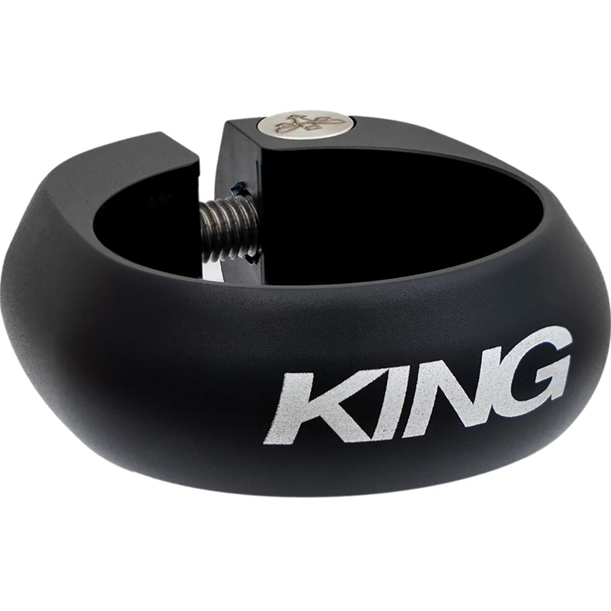 Chris King King Seatpost Collar Matte Black, 34.9mm