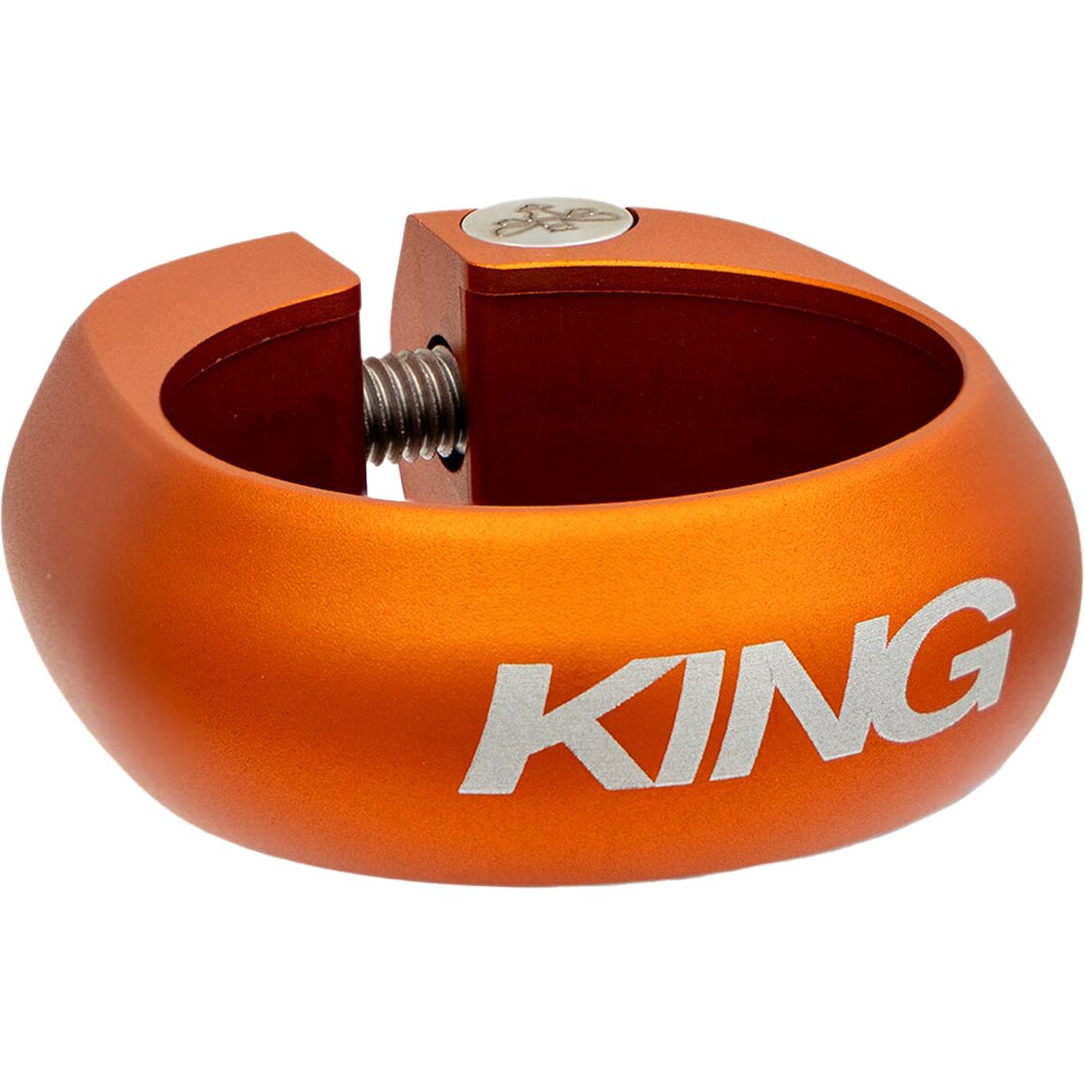 Chris King King Seatpost Collar Matte Mango, 34.9mm