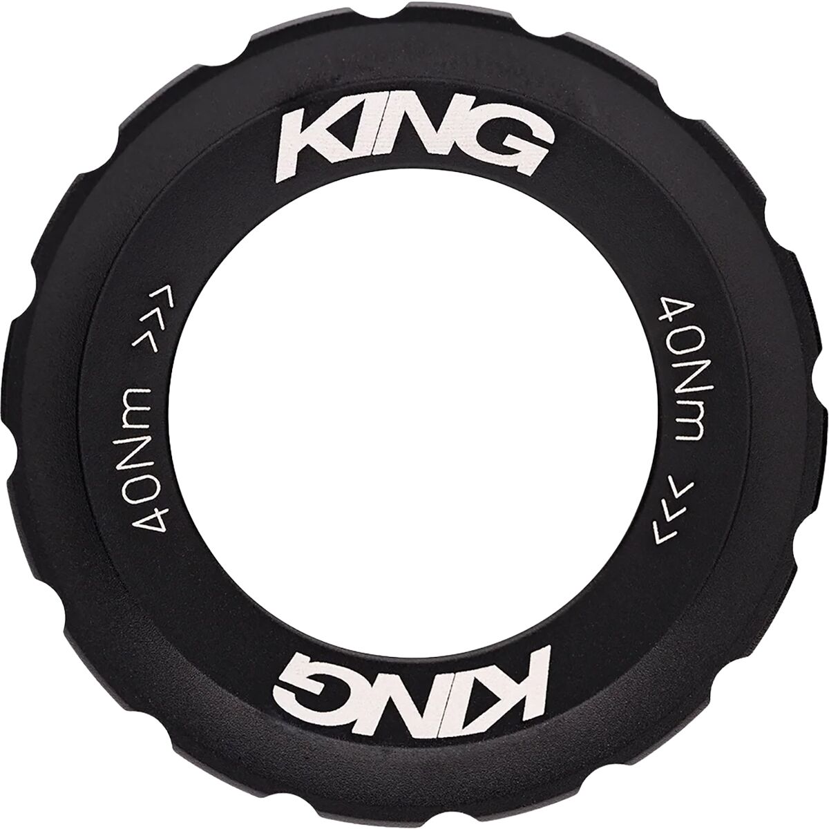 Chris King King Lockring Matte Black, One Size