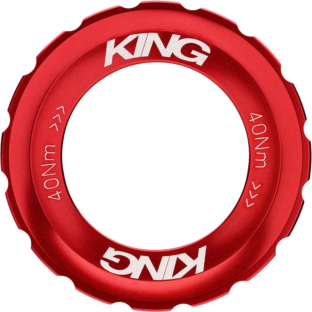Chris King King Lockring Red, One Size