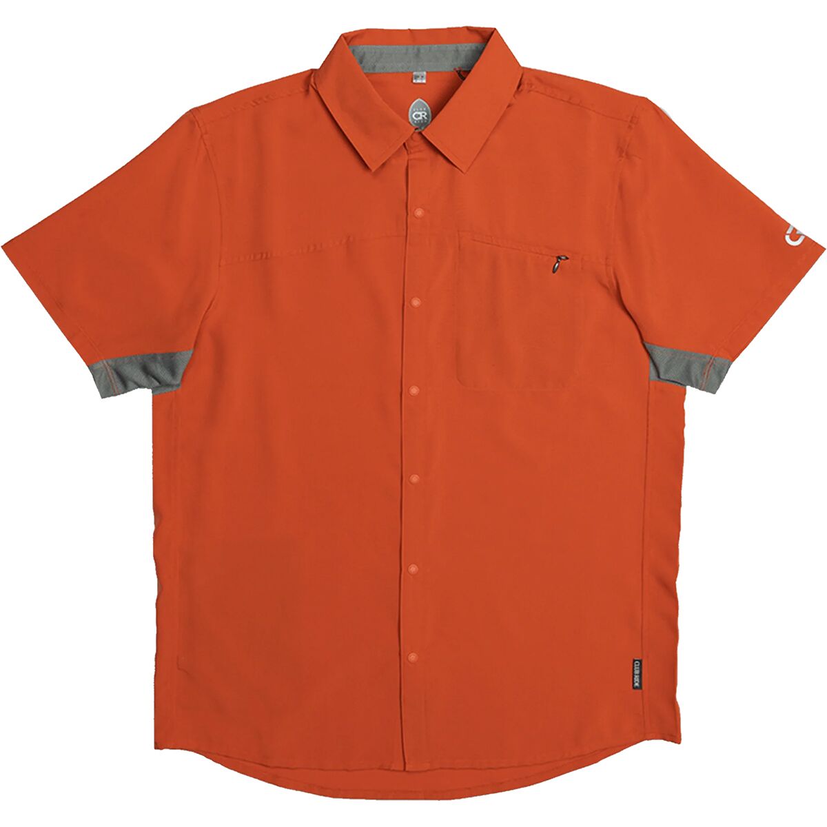 Club Ride Apparel Club Ride Apparel Protocol Jersey - Short Sleeve - Men's Orange Rust, XL