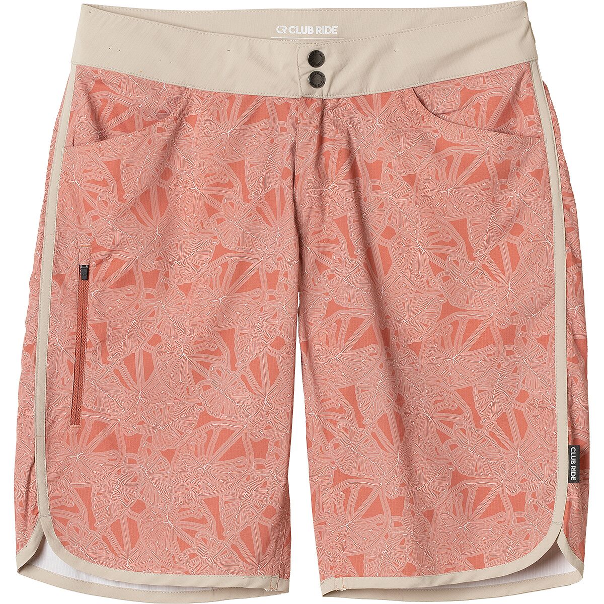 Club Ride Apparel Club Ride Apparel Savvy Short - Women's Ginger Spice Palm, L