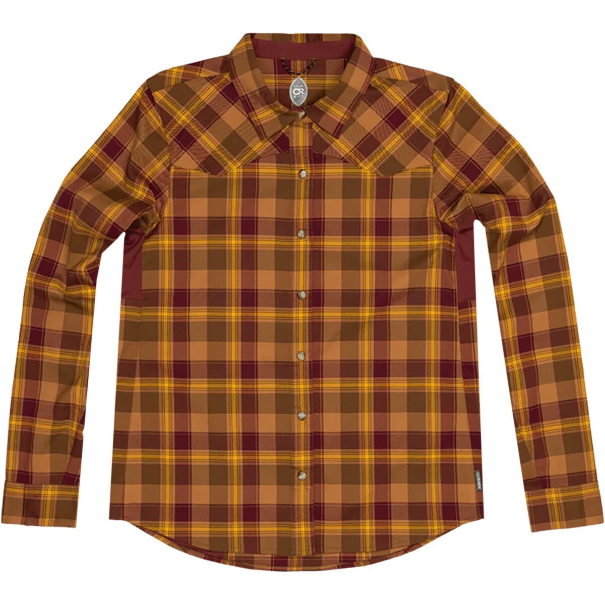 Club Ride Apparel Liv'n Flannel Jersey - Women's Brown Wine, S