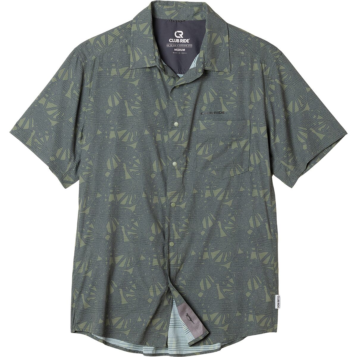 Club Ride Apparel Club Ride Apparel Motive Jersey - Men's Olive Palm, M