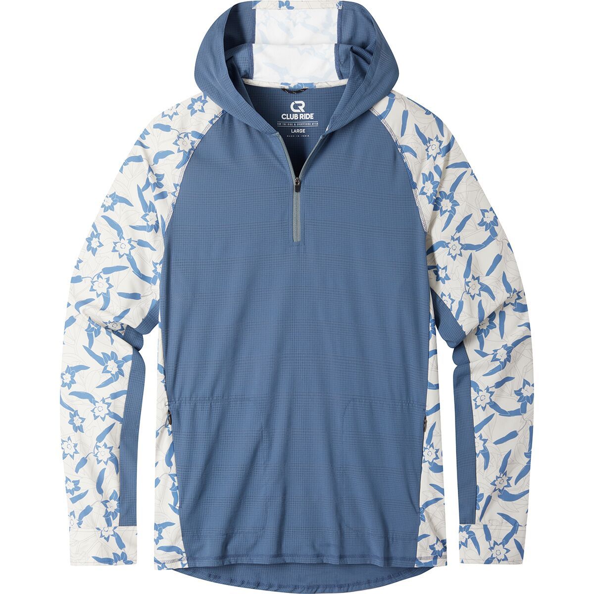 Club Ride Apparel Helios Sun Shirt - Men's China Blue Chili, M