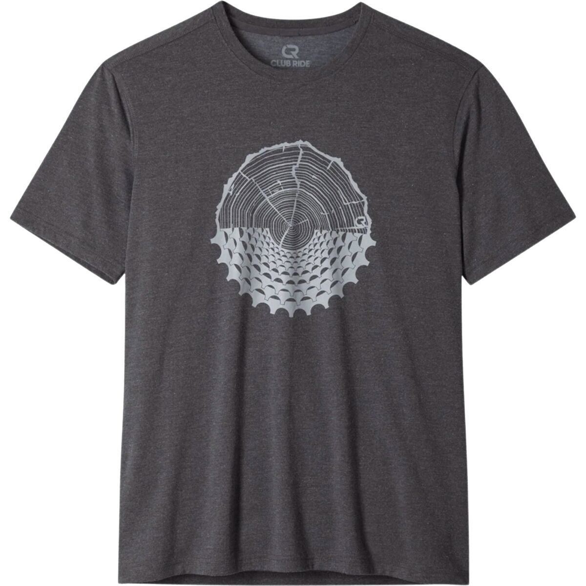 Club Ride Apparel Cog T-Shirt - Men's Charcoal, S