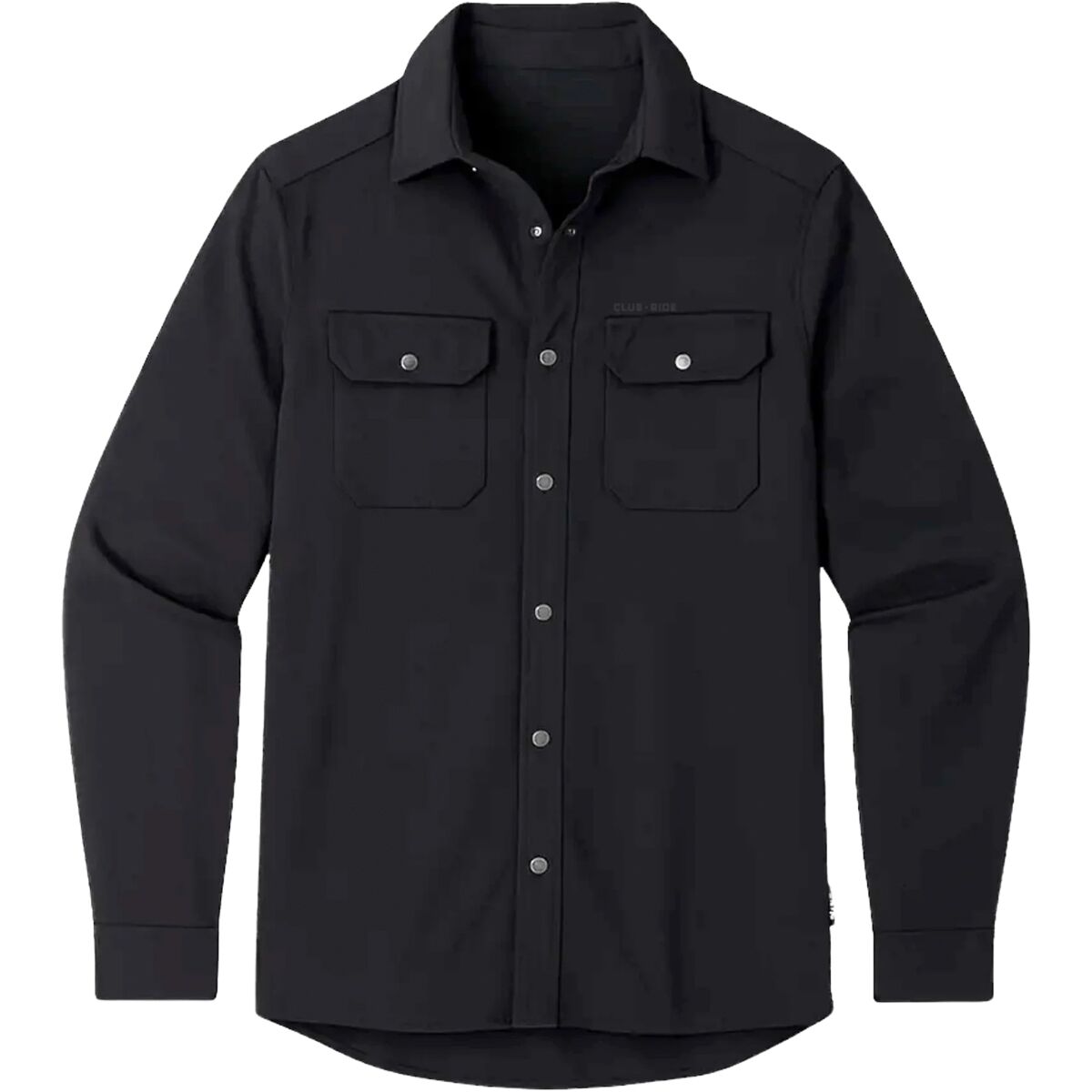 Club Ride Apparel Club Ride Apparel Daniel Flannel Long-Sleeve Jersey - Men's Black Solid, L