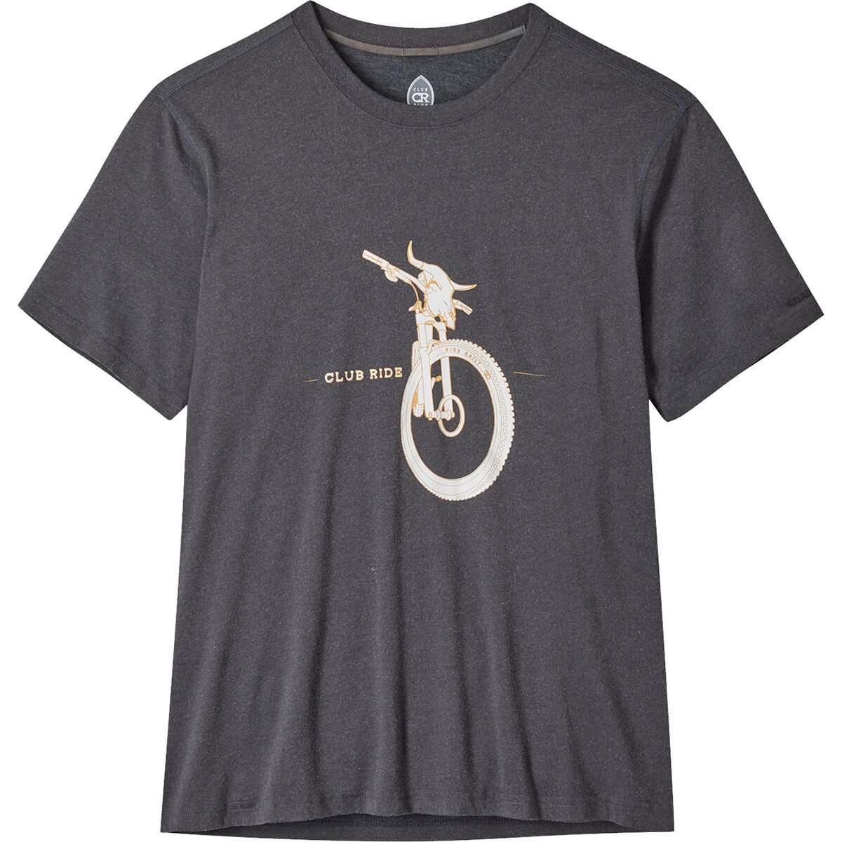 Club Ride Apparel Club Ride Apparel Bull T-Shirt - Men's Asphalt, S