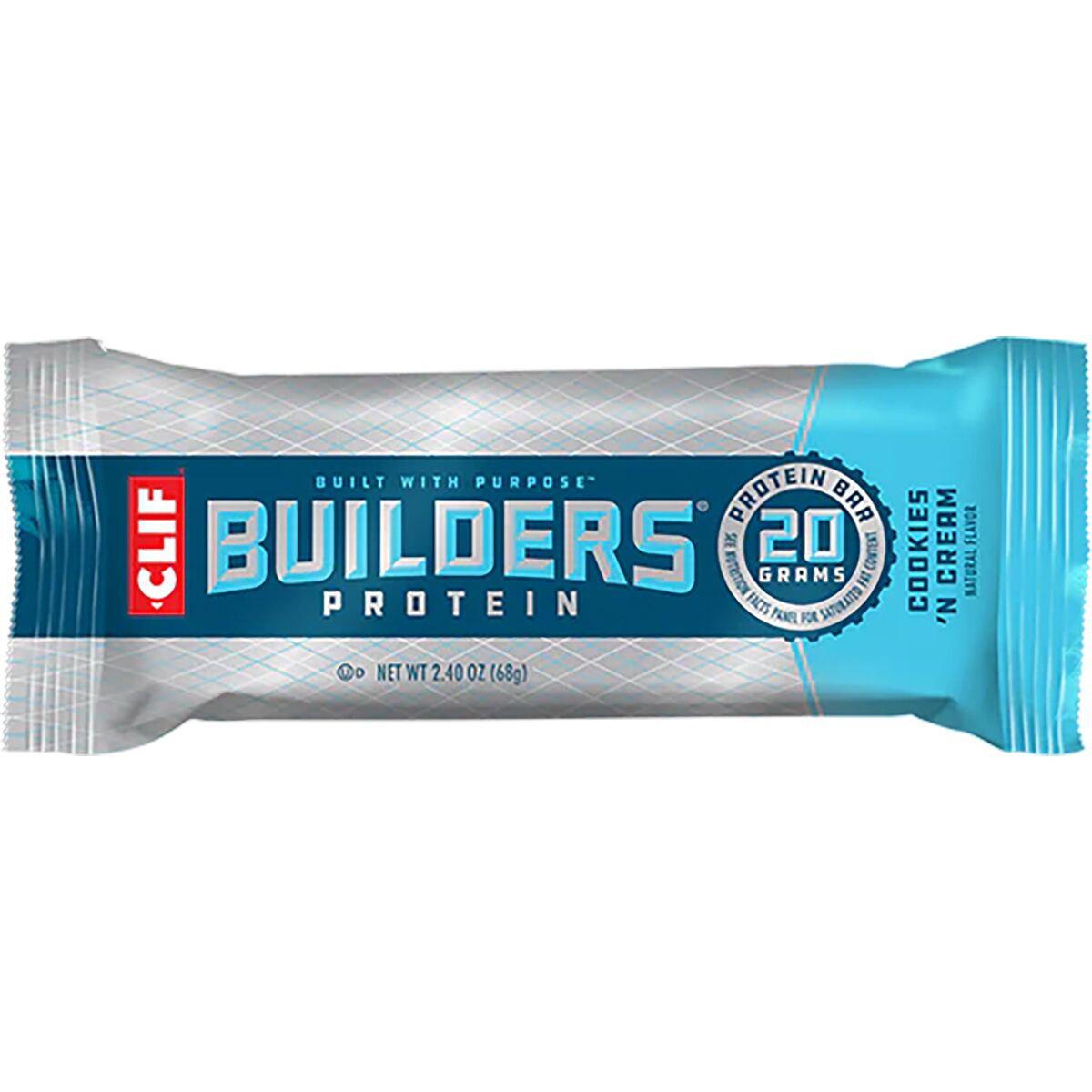 Clifbar Clifbar Clifbar Builders Protein Bar - 12 Pack Cookies N Cream, One Size Cookies N Cream, One Size