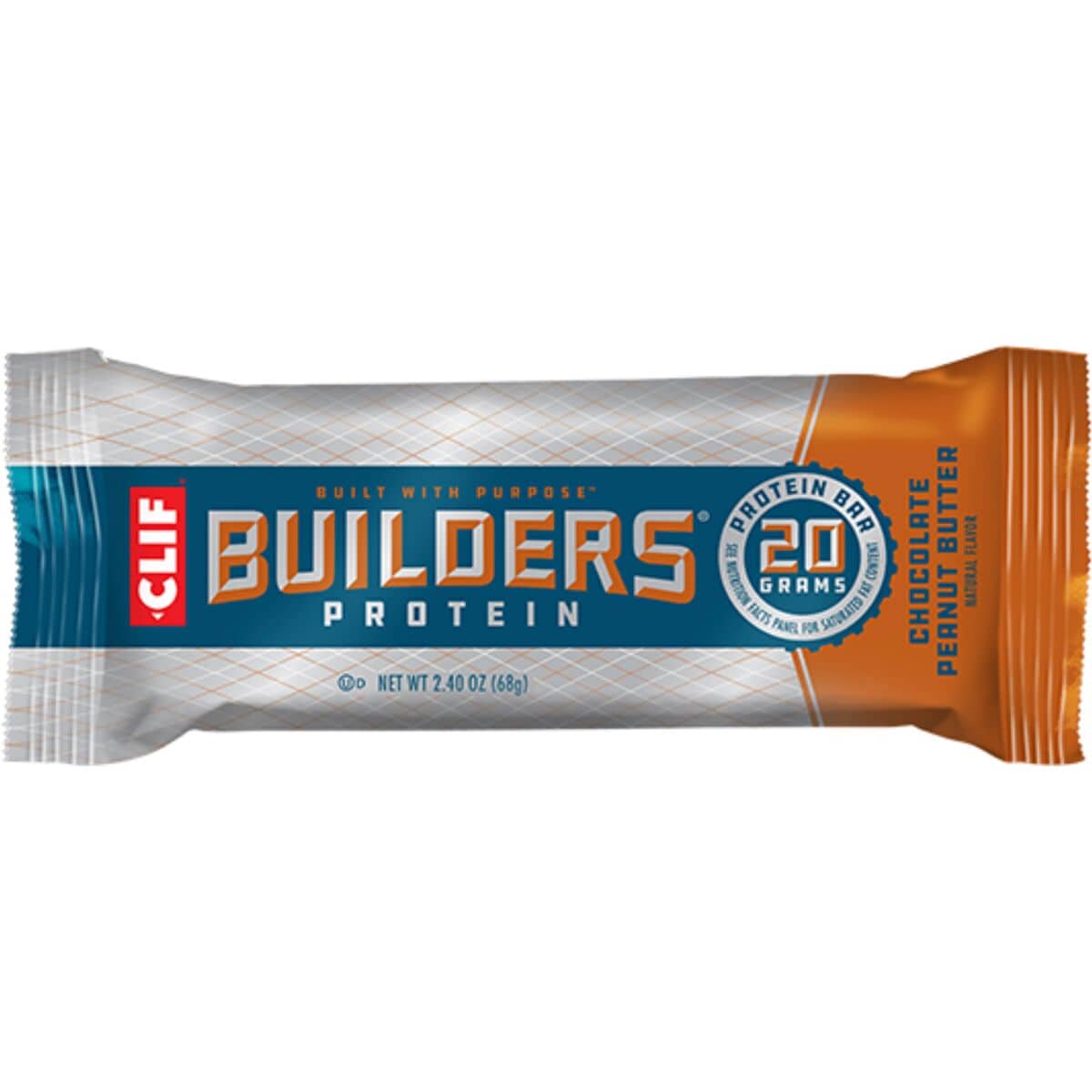 Clifbar Clifbar Builders Protein Bar - 12 Pack Peanut Butter, One Size Peanut Butter, One Size