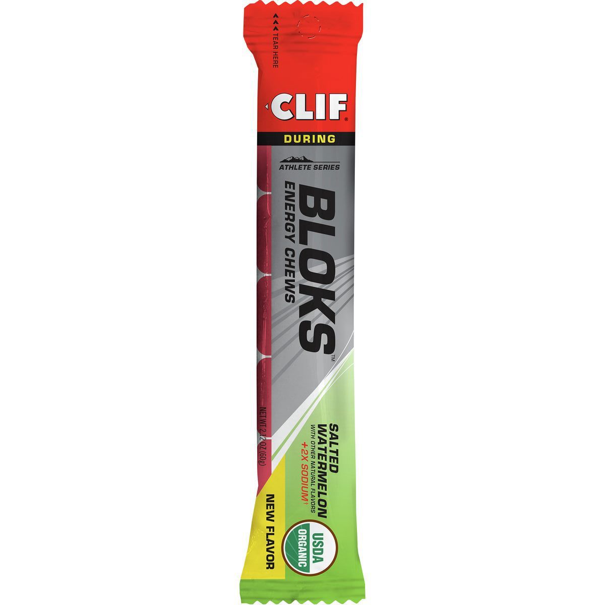 Clifbar Bloks Energy Chews - 18-Pack Salted Watermelon, One Size