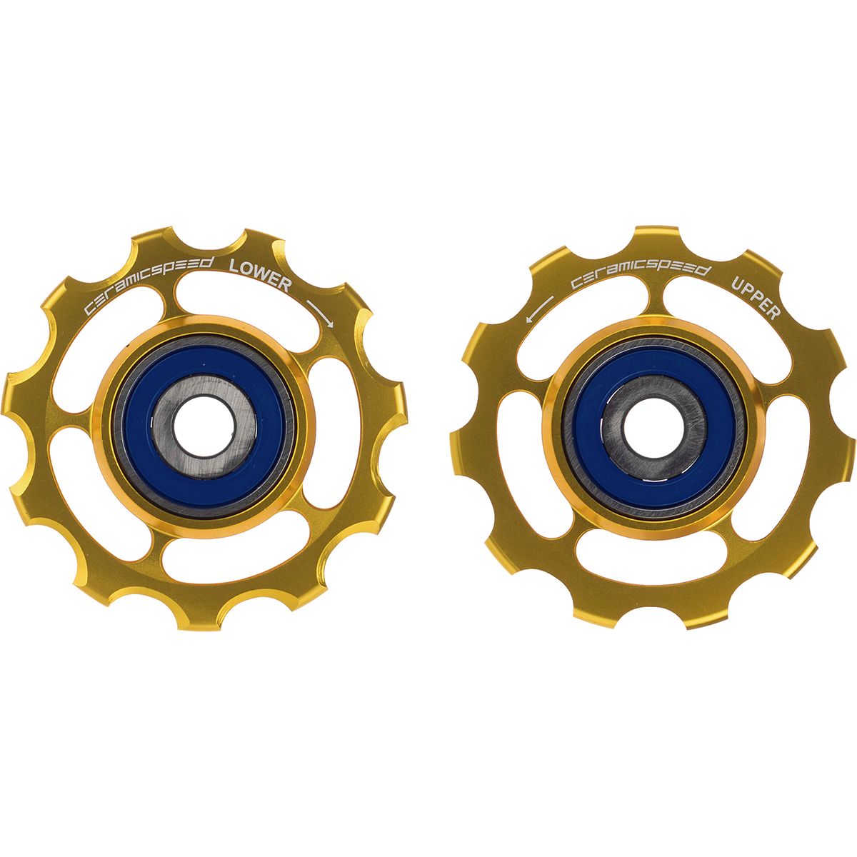 CeramicSpeed 11 Speed Aluminum Pulley Wheels - Limited Edition Gold