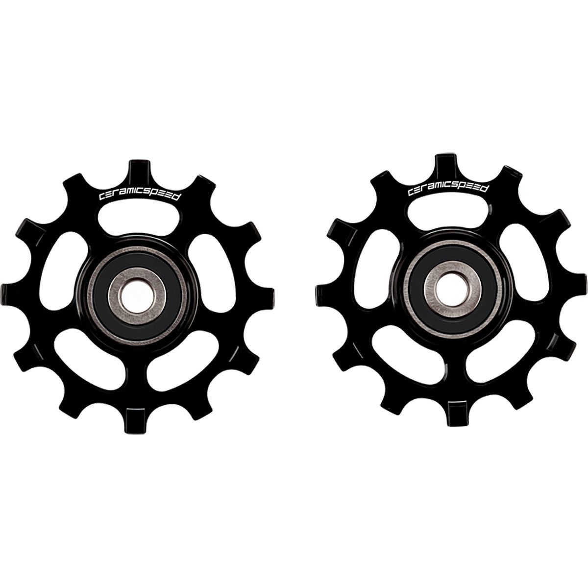 CeramicSpeed 12 Tooth Aluminum Pulley Wheels - Coated Black/Campagnolo, 12-Speed
