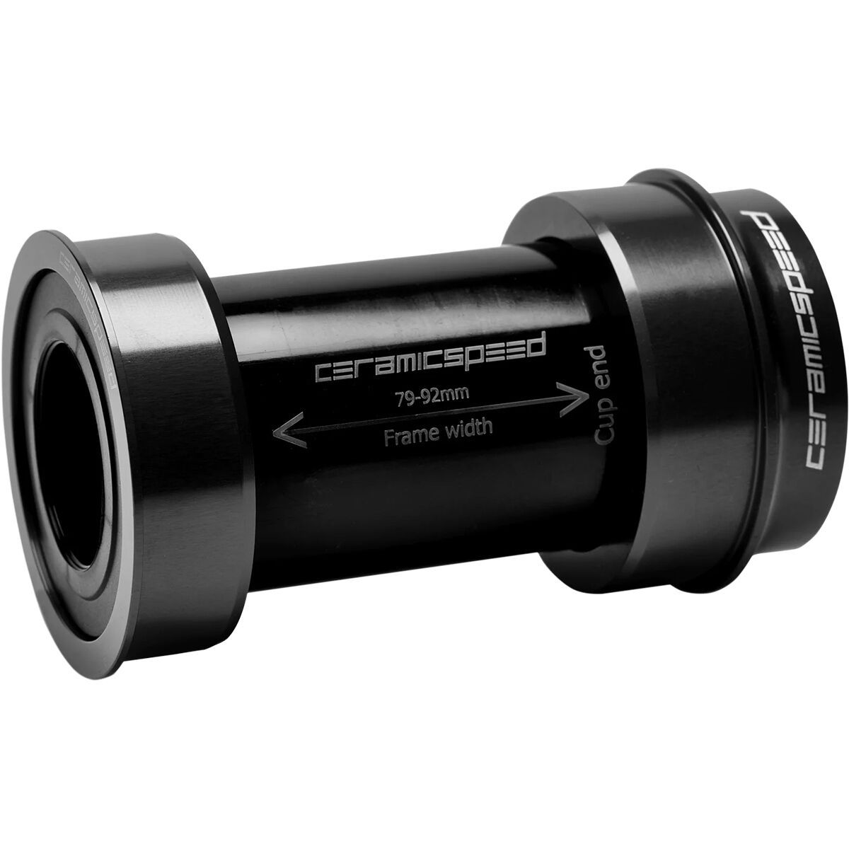 CeramicSpeed BBRight - Coated Bottom Bracket Black, 24mm, Shimano, FSA, Rotor