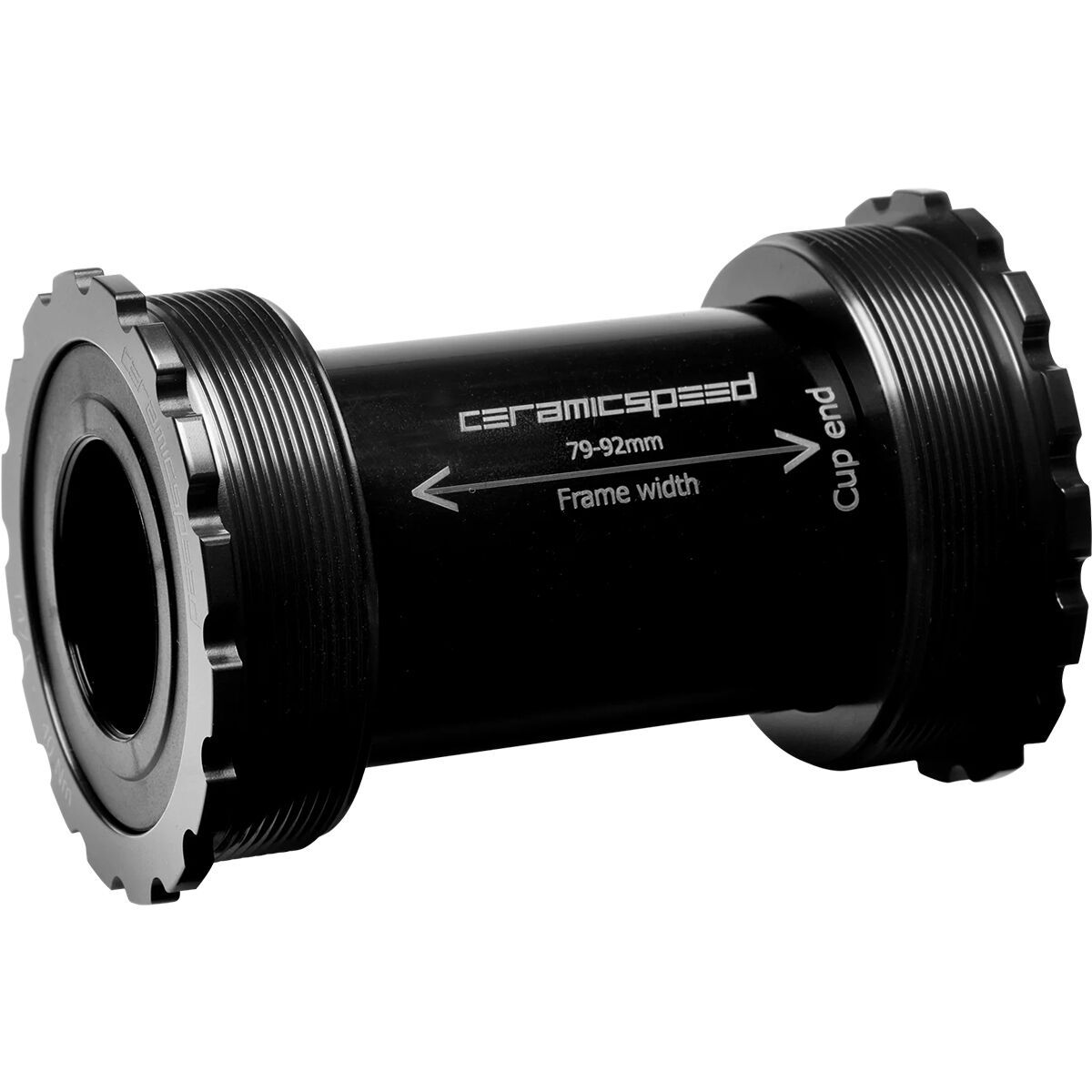CeramicSpeed T47/86 Inboard - Coated Bottom Bracket Black, Campagnolo UT