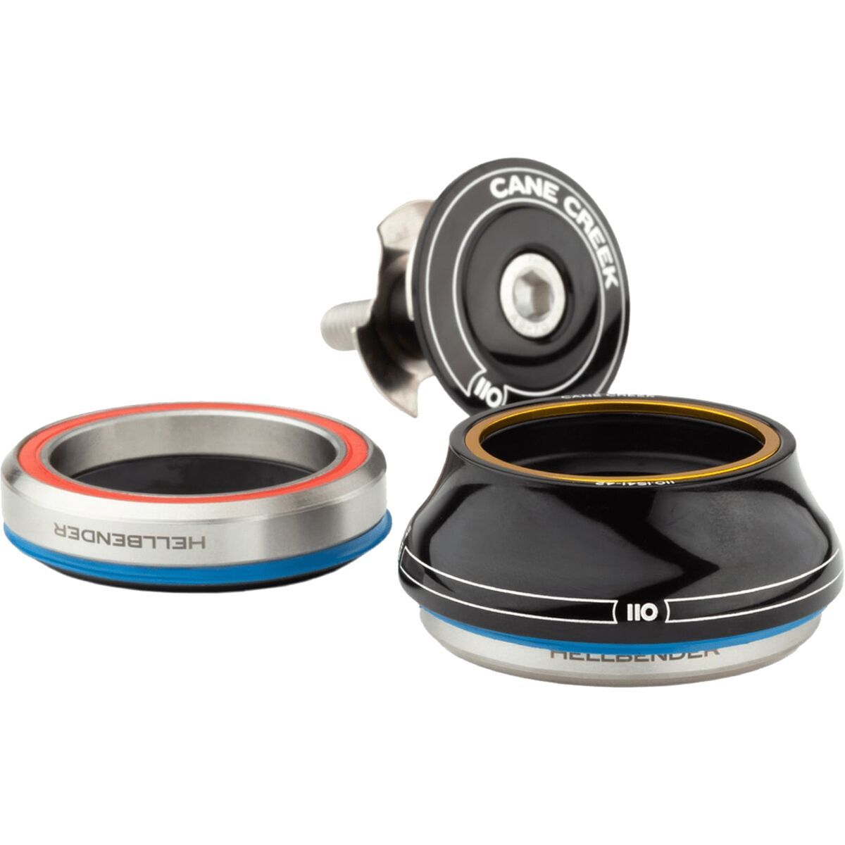 Cane Creek Cane Creek 110-Series Headset Black, Tall Cover, IS41/28.6, IS41/30