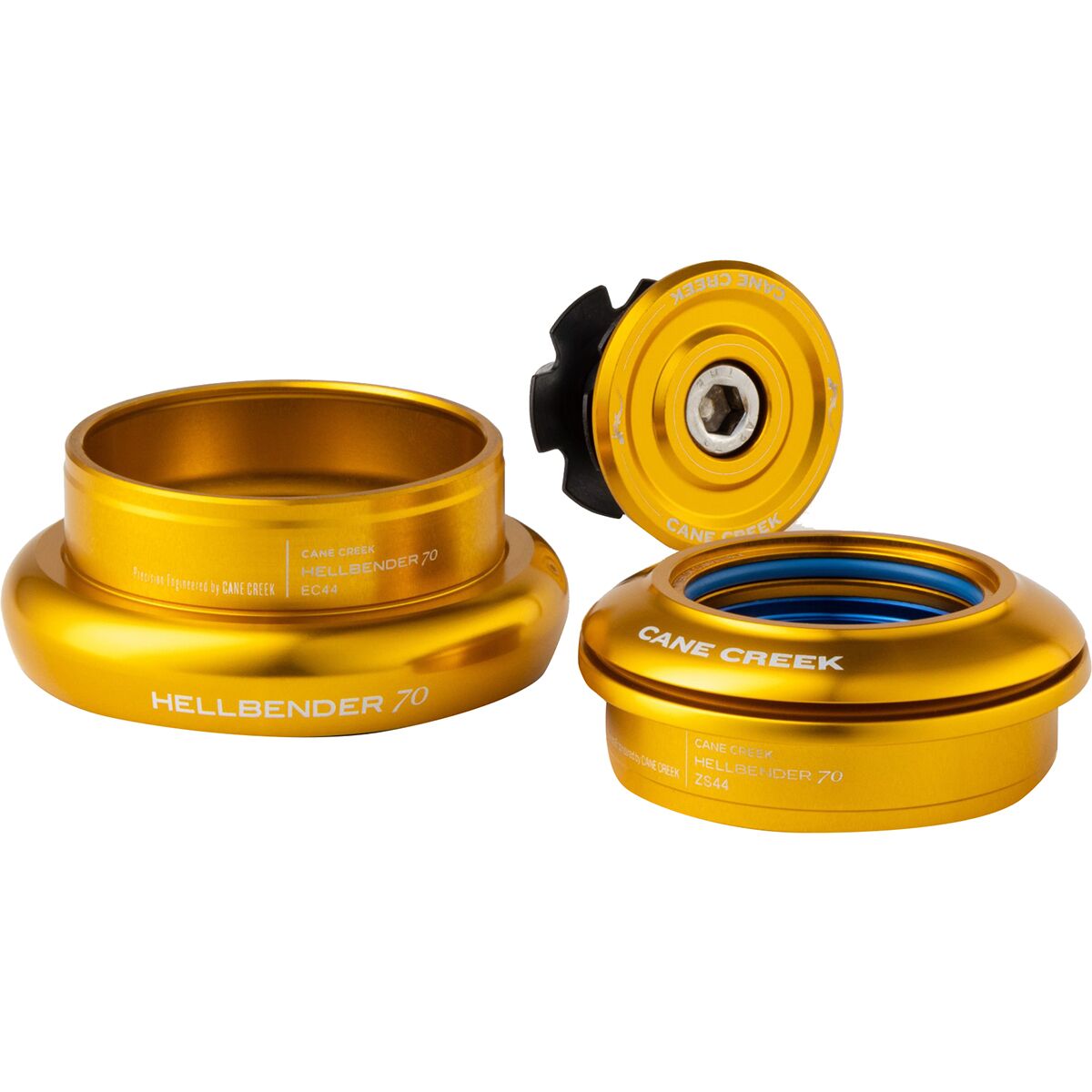 Cane Creek Hellbender 70 Headset Gold, ZS44/28.6, ZS56/40