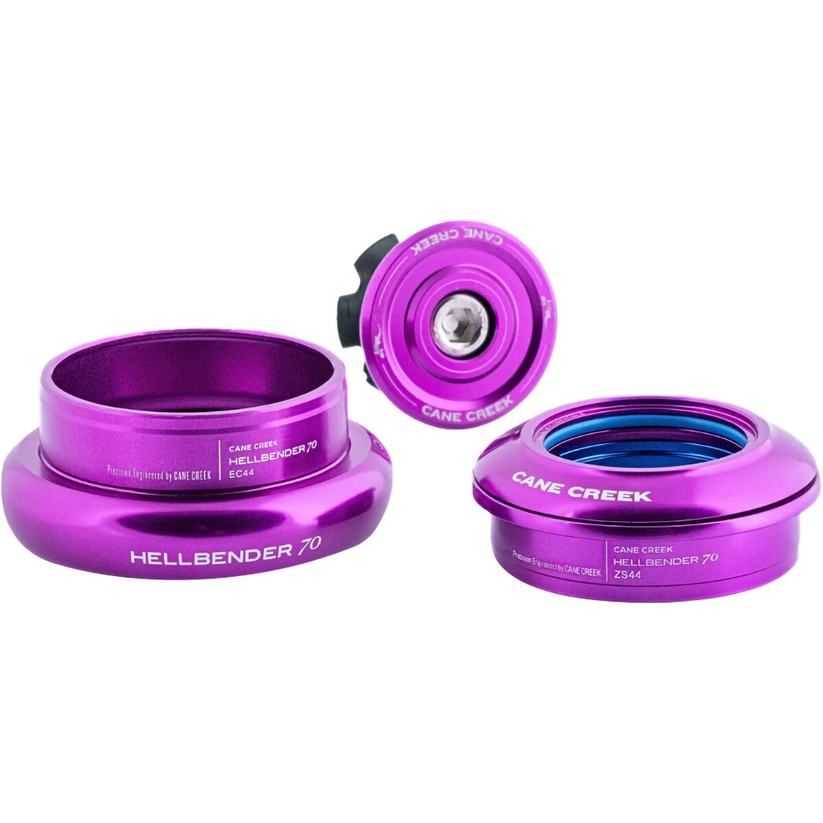 Cane Creek Hellbender 70 Headset Purple, ZS44/28.6, ZS56/40