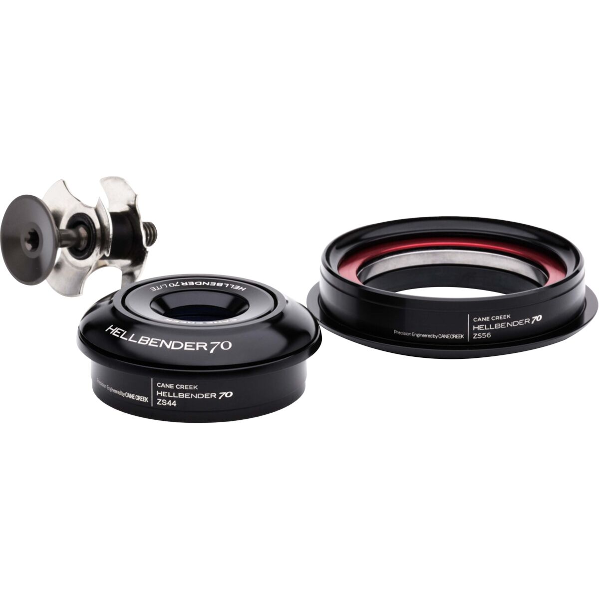 Cane Creek Hellbender 70 Lite Headset Black, IS41/28.6, IS47/33
