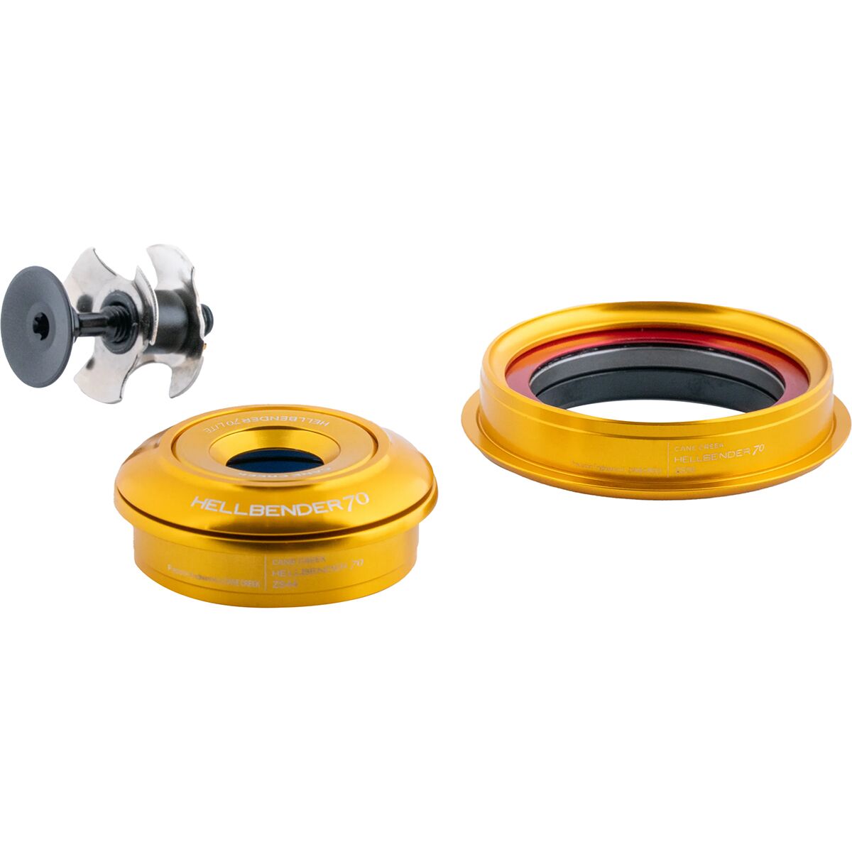 Cane Creek Hellbender 70 Lite Headset Gold, IS42/28.6, IS52/40