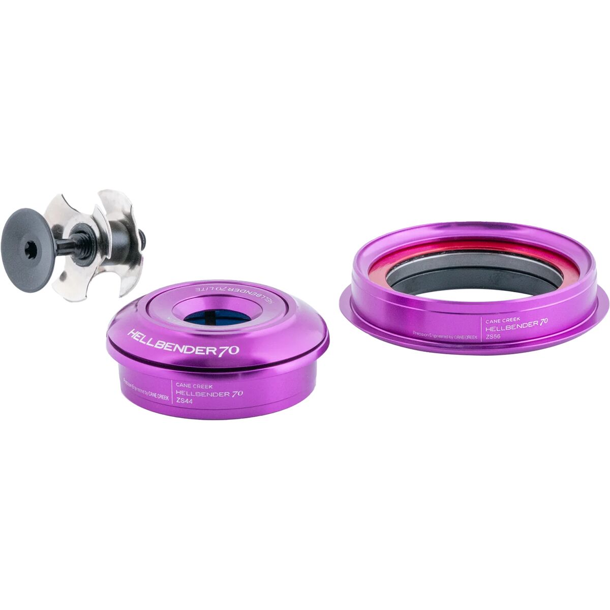 Cane Creek Hellbender 70 Lite Headset Purple, ZS44/28.6, ZS56/40