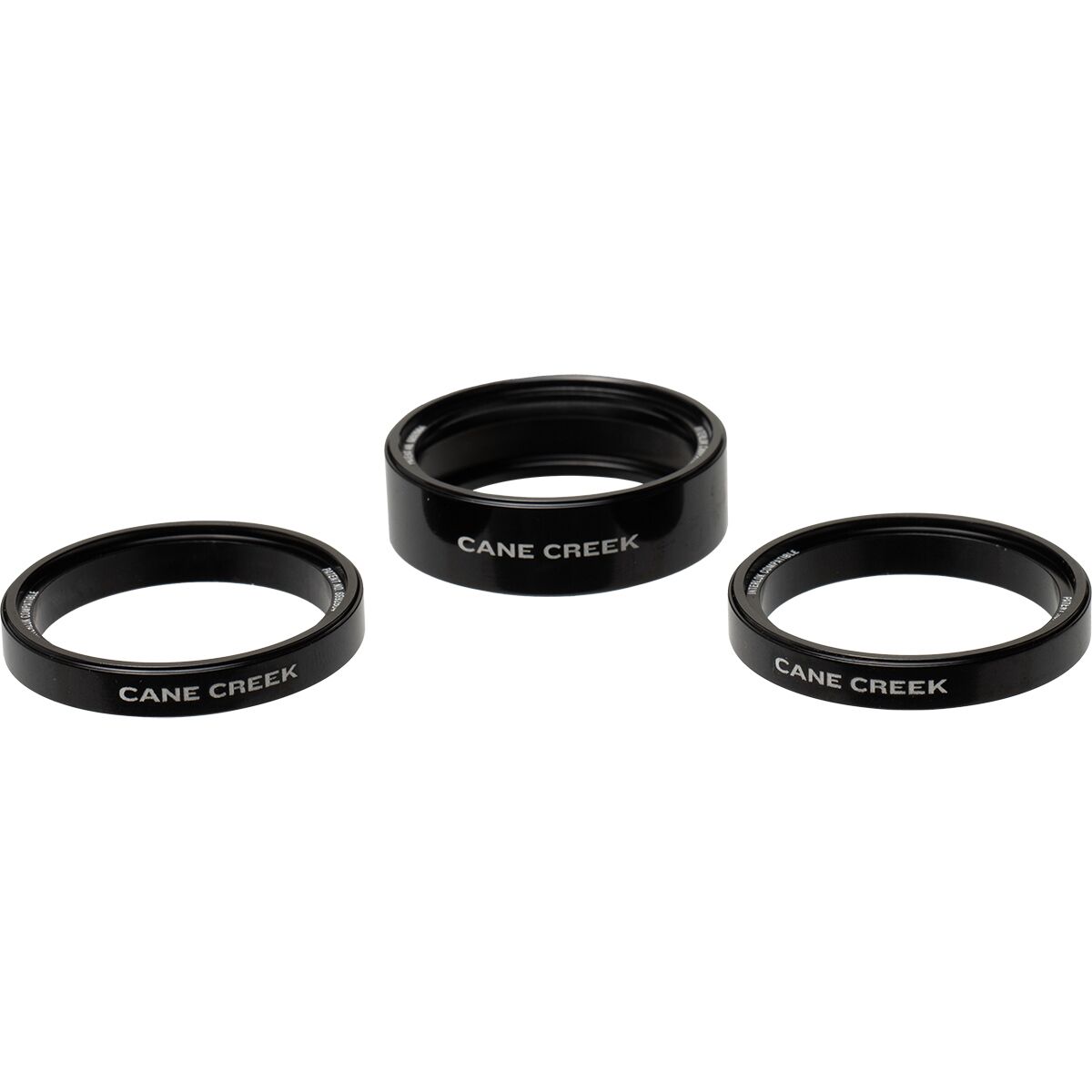 Cane Creek | Interlok Spacer Kit 1-10Mm 2-5Mm Black | Aluminum