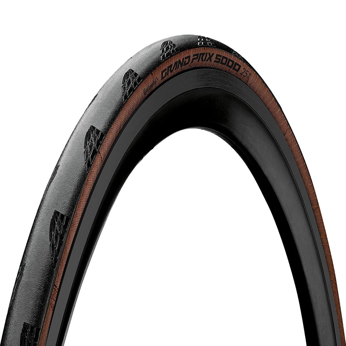 Continental Grand Prix 5000 Clincher Tire Black/Transparent, 700x25