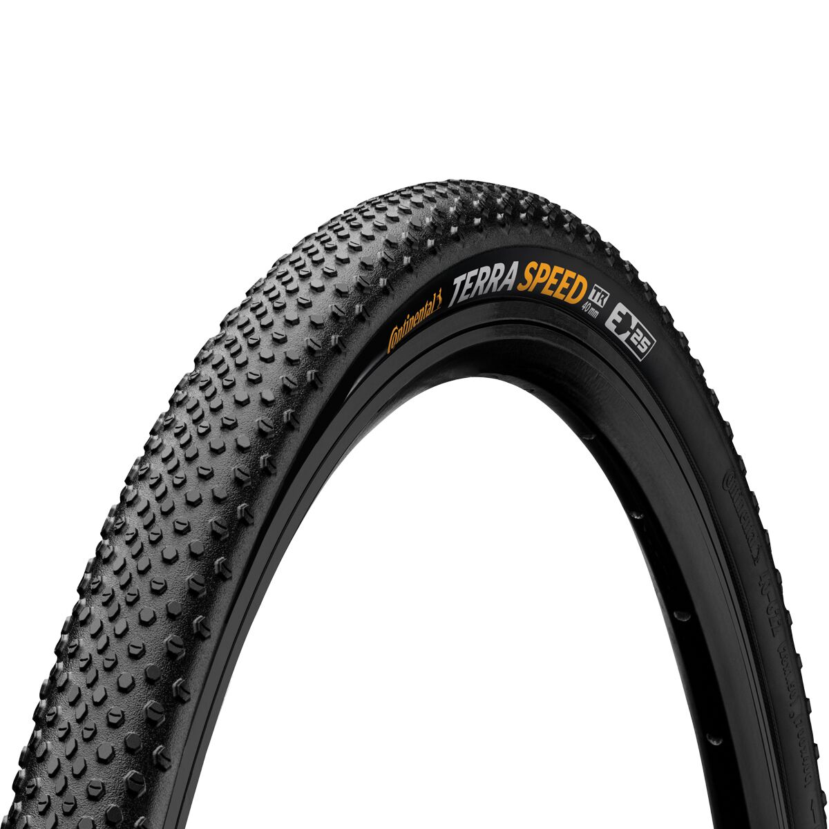 Continental Terra Speed Tire - Tubeless Black SL, Black Chili, ProTection, 45mm