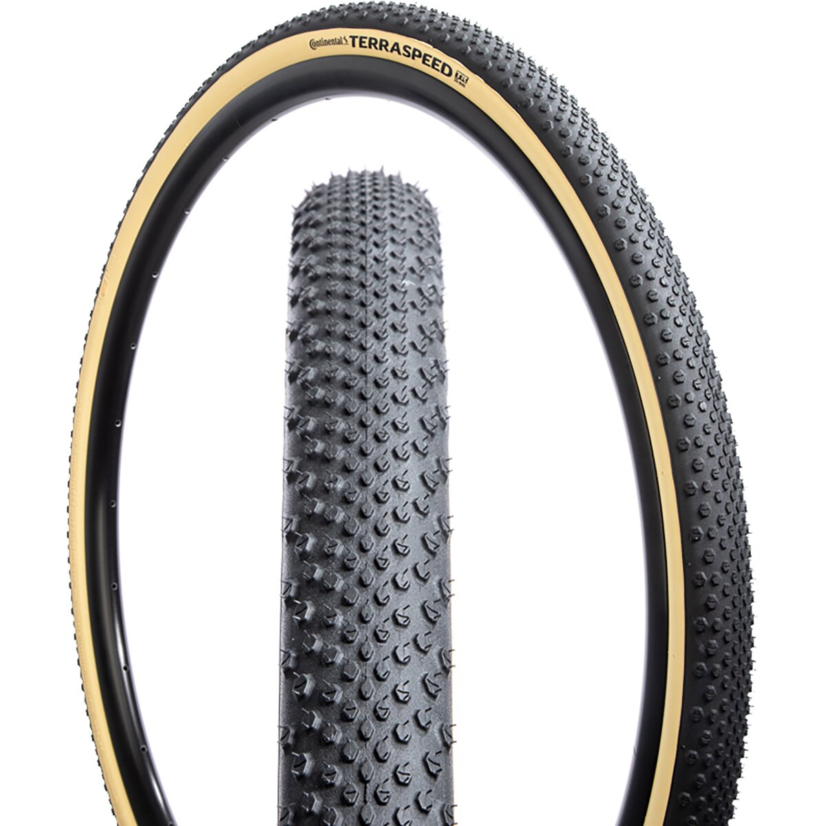 Continental Terra Speed 650b Tubeless Tire Black/Cream, Black Chili, ProTection, 650bx35
