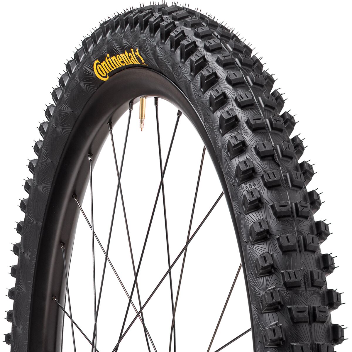 Continental Argotal 27.5in Tire DH Casing, Soft Folding, Black, 27.5x2.4