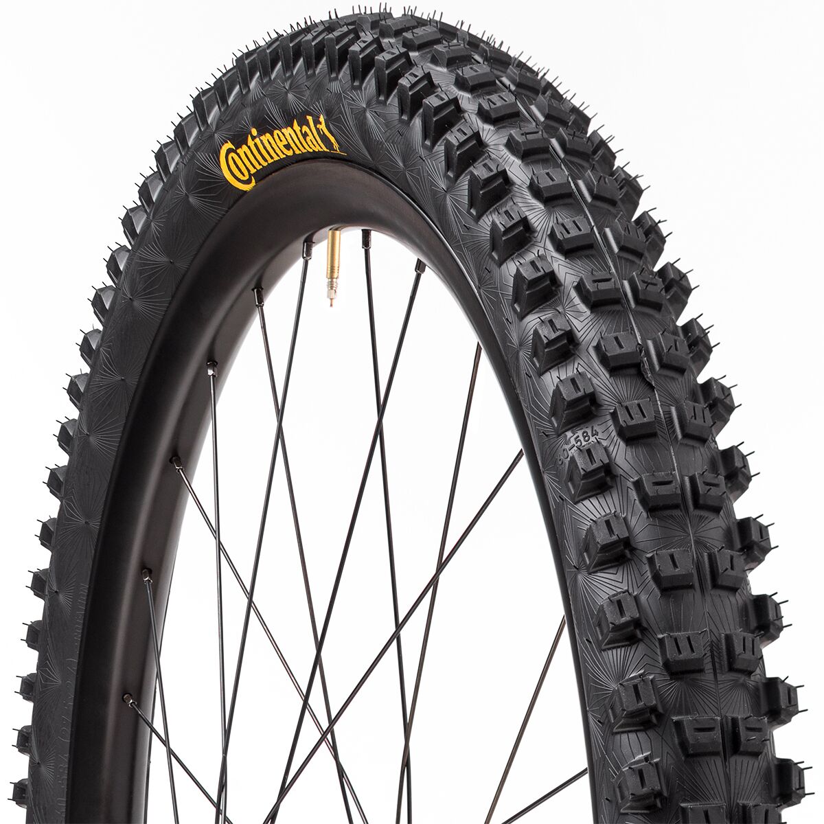 Continental Argotal 27.5in Tire DH Casing, SuperSoft Folding, Black, 27.5x2.4